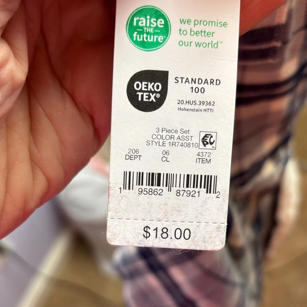 Carter's Blue and Cream Plaid Flannel Shirt with Fleece Collar